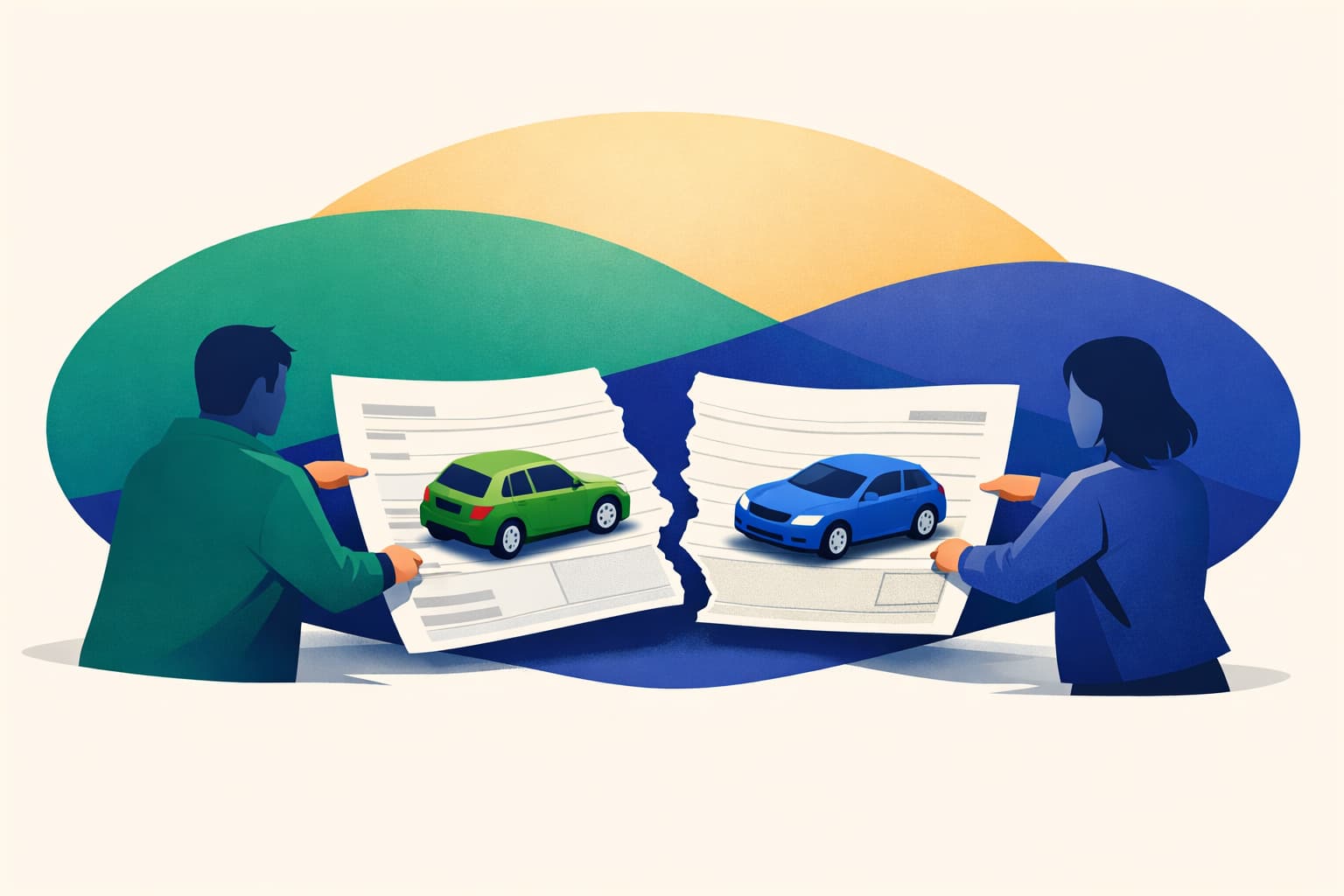 Carte grise double propriétaire problème : risques et solutions