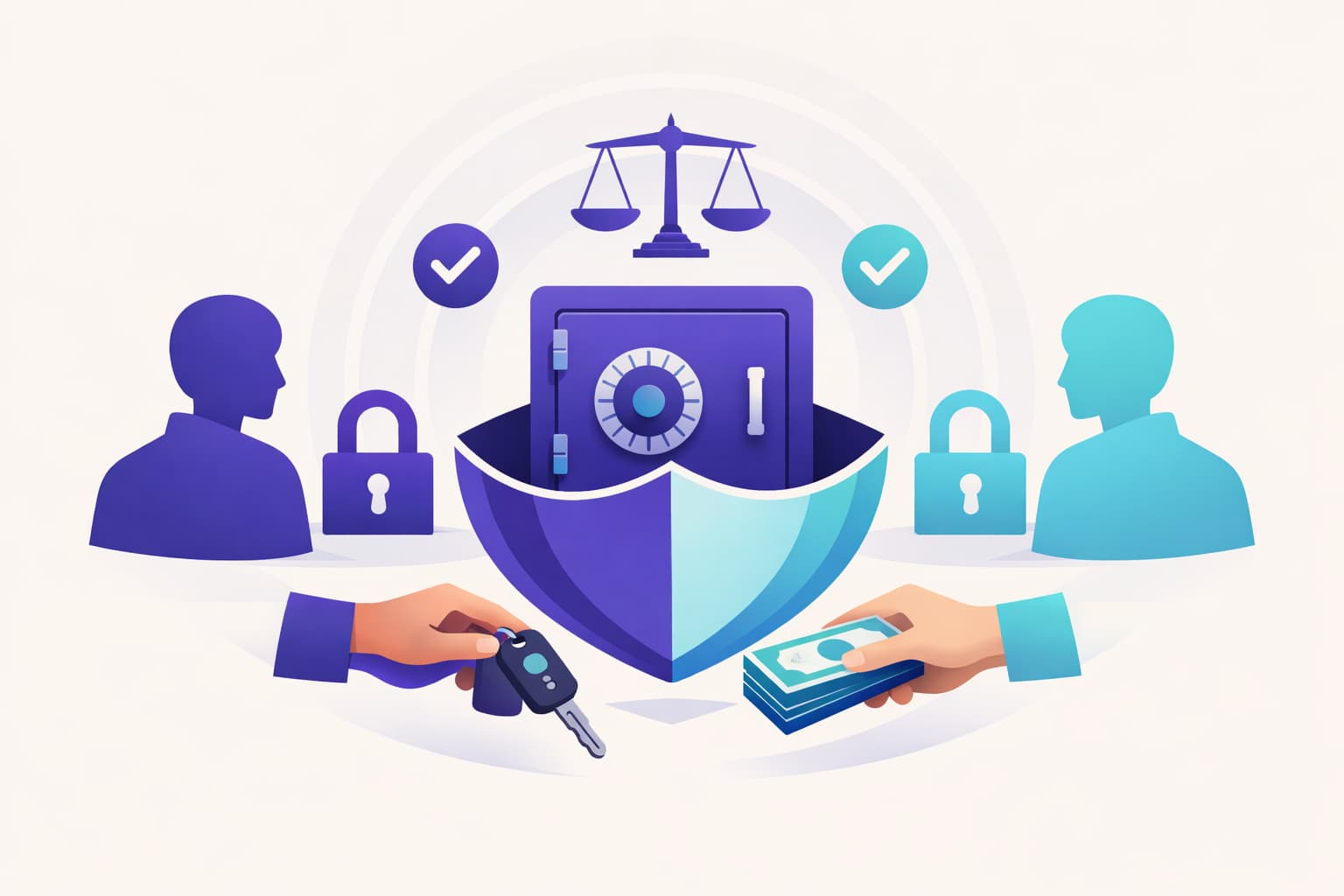 trust protect: Sicherer Ablauf für Privattransaktionen