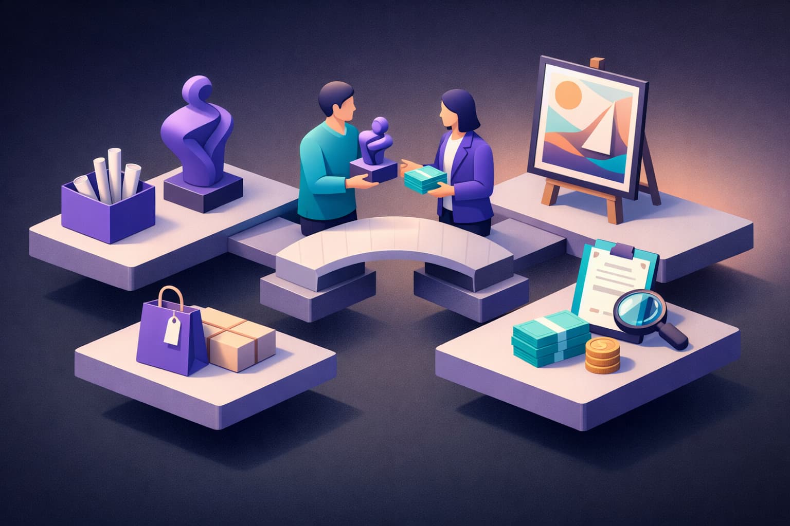 Vente d'art entre particuliers : le guide complet