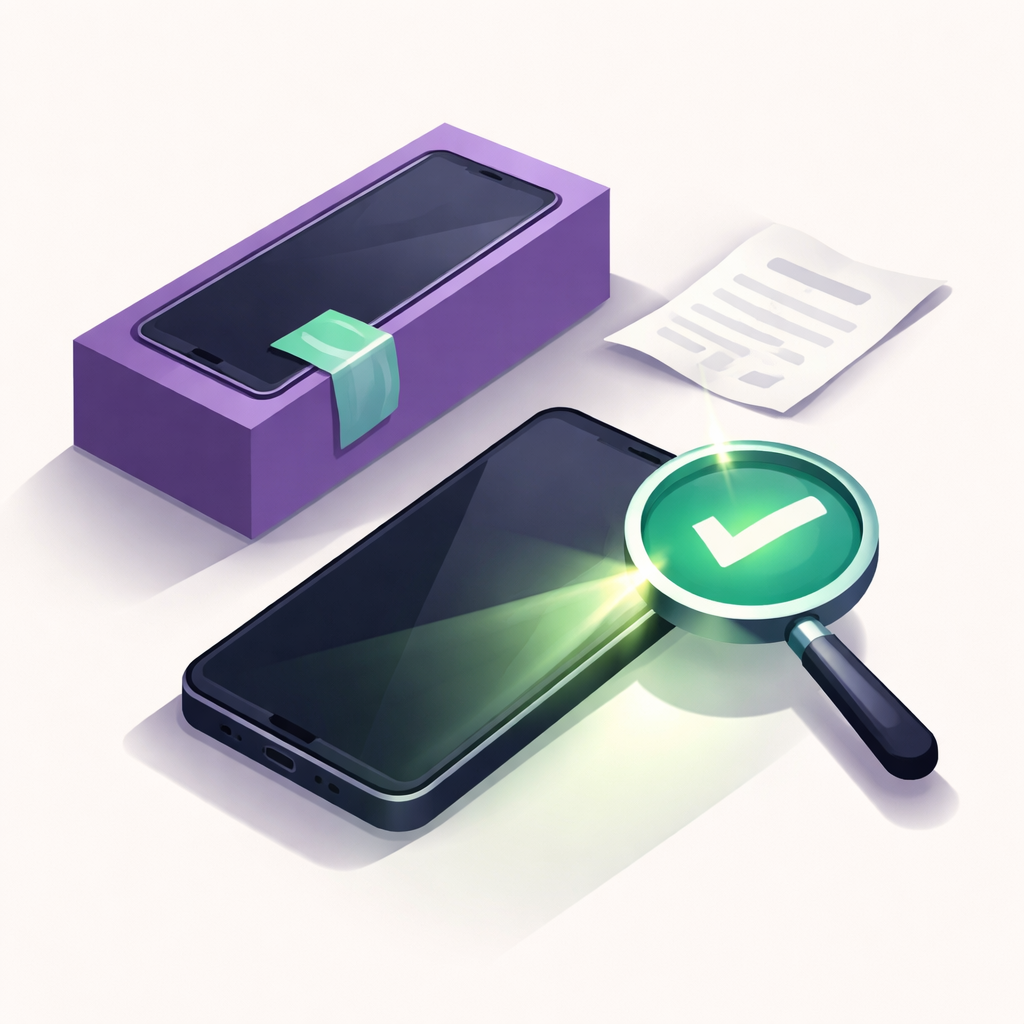 Illustration pour "Pourquoi acheter smartphone occasion sécurité exige de vérifier l’origine de l’appareil"