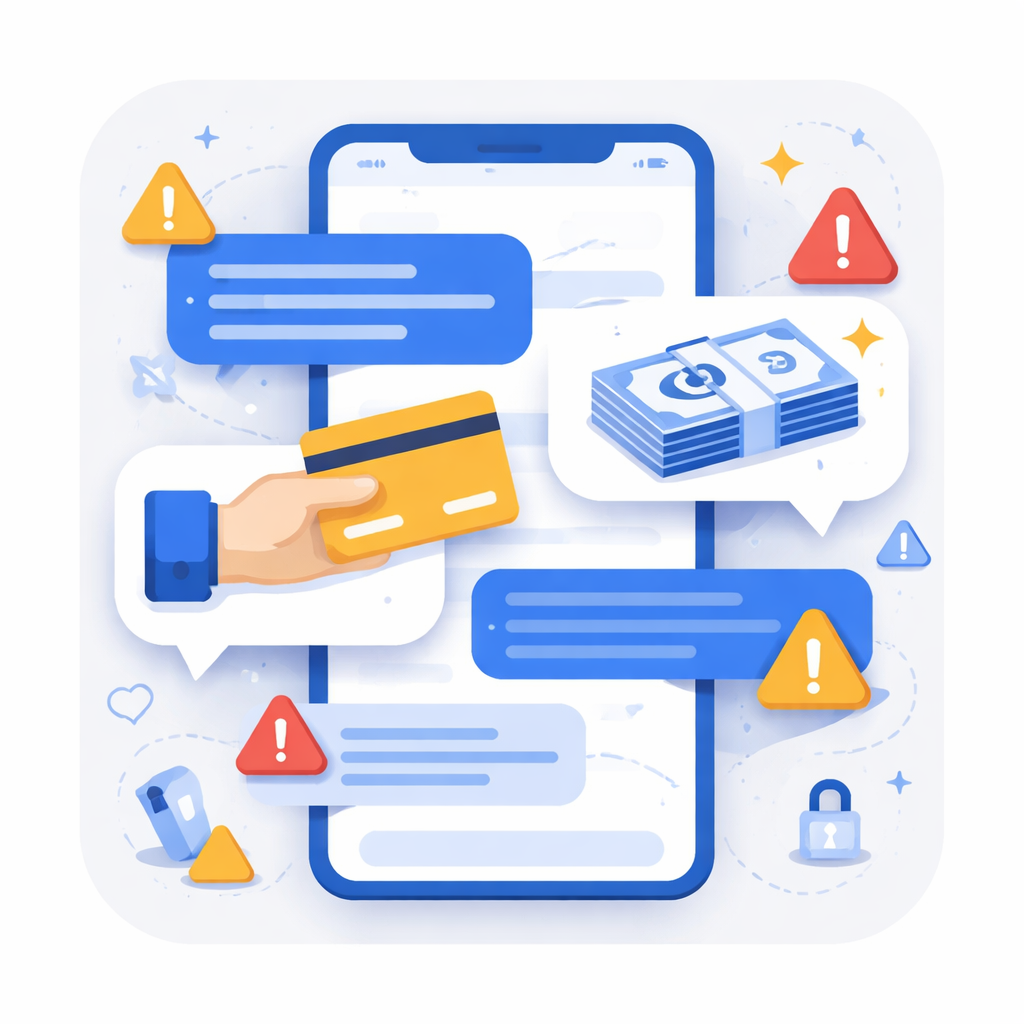 Illustration pour "Les messages qui révèlent souvent une <strong>acheteur veut payer plus cher arnaque</strong>"