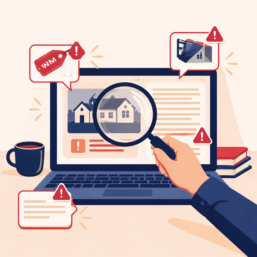 Illustration pour "<strong>Annonces en ligne repérer arnaques</strong> commence par 5 vérifications simples"