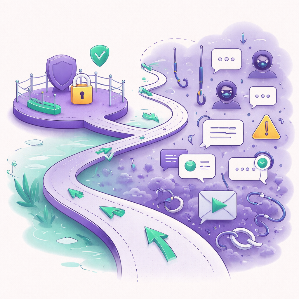 Illustration pour "Pourquoi les faux profils cherchent à sortir de la plateforme"