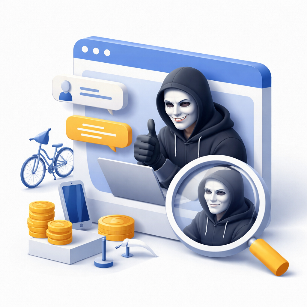 Illustration pour "Comment repérer un <strong>faux acheteur le bon coin</strong> en quelques échanges"