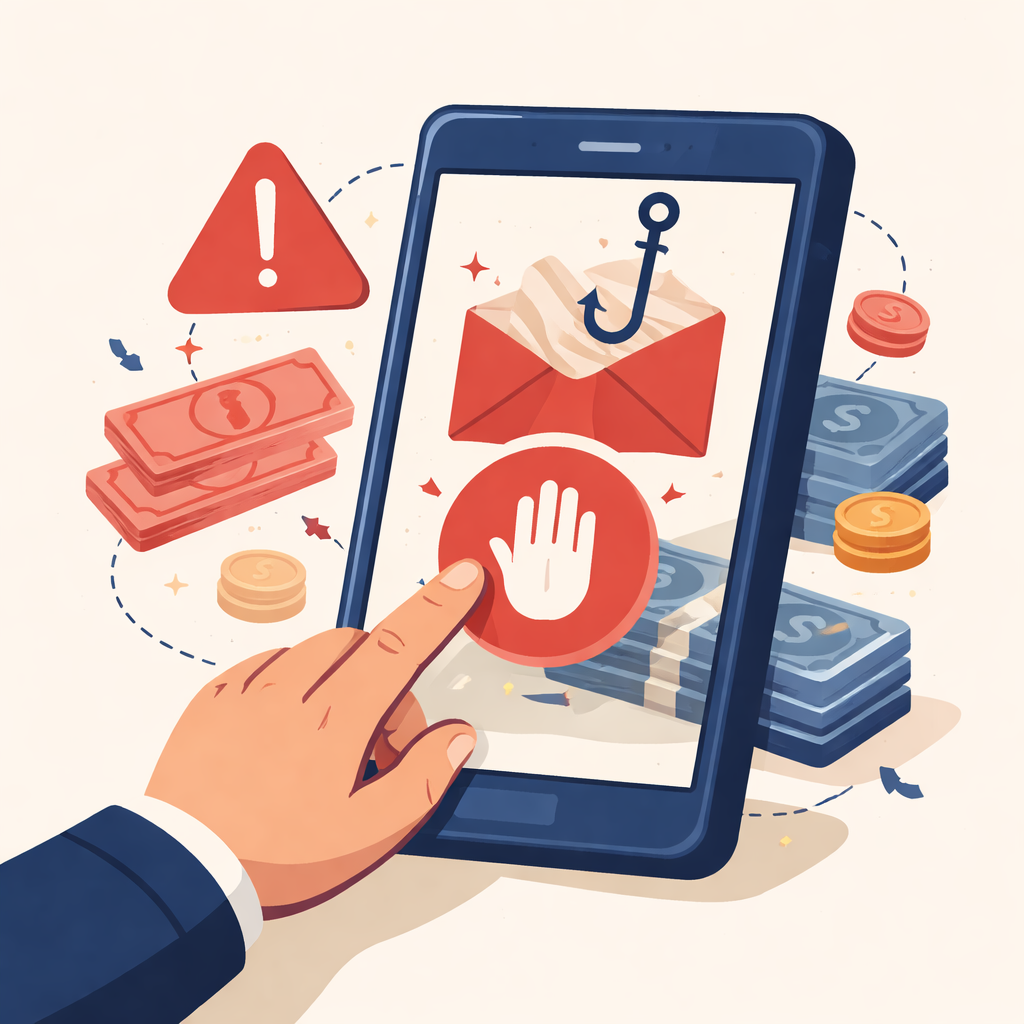 Illustration pour "Arnaque mandat cash que faire : commencez par stopper la transaction"