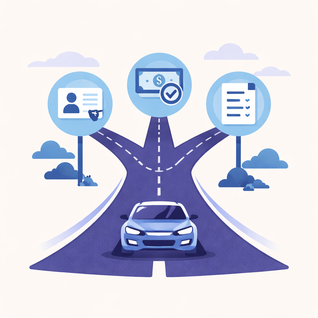 Illustration pour "Une <strong>arnaque vente voiture particulier</strong> suit souvent le même schéma"