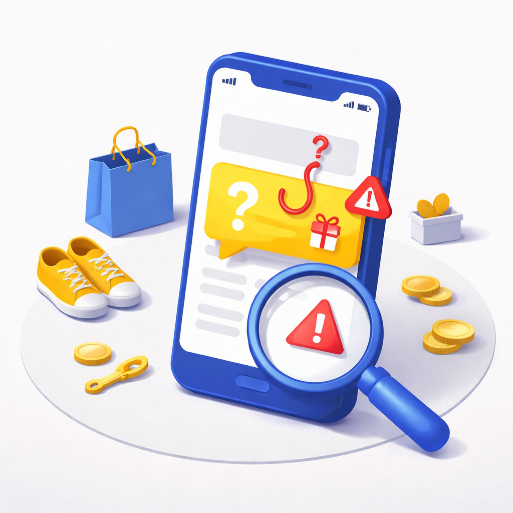 Illustration pour "Comment <strong>arnaque Vinted 2026 reconnaître</strong> dans un message reçu"