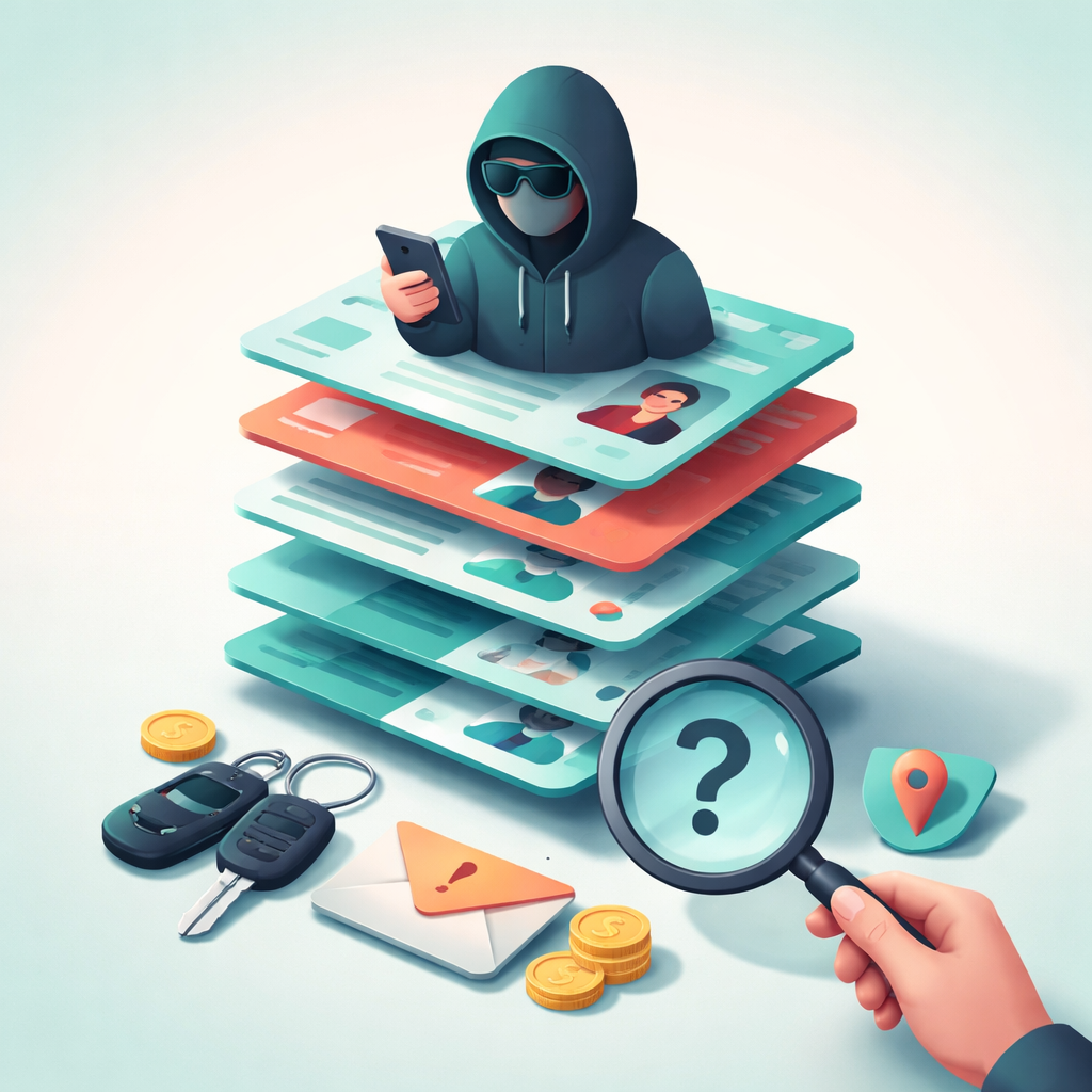 Illustration pour "Pourquoi un <strong>acheteur étranger voiture suspect</strong> doit vous alerter"