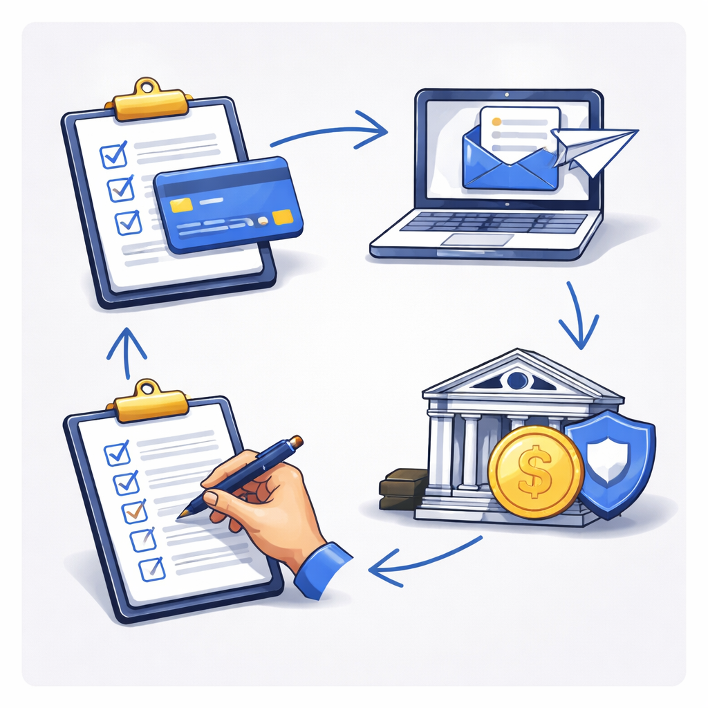 Illustration pour "Comment faire une demande de chargeback Visa étape par étape"