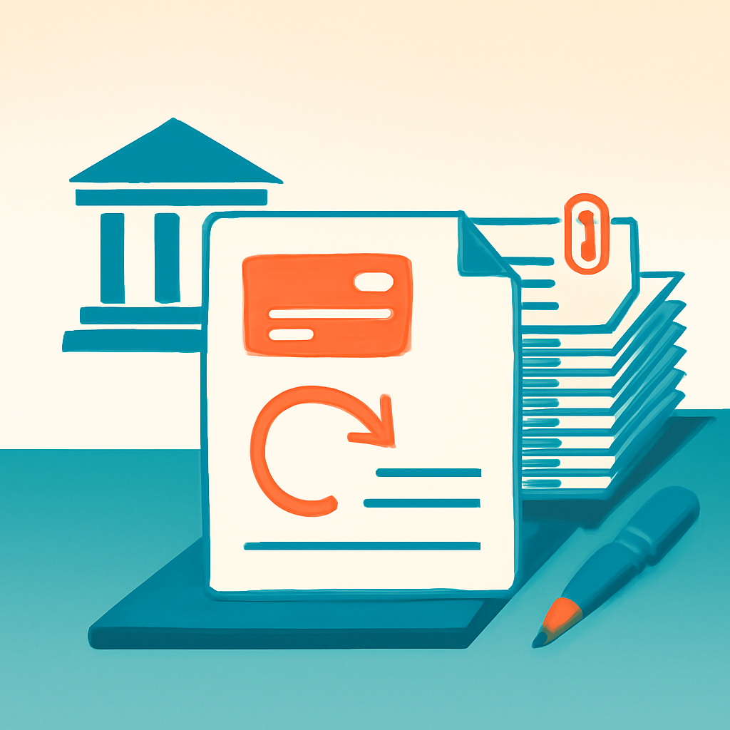 Procédure chargeback en banque avec formulaire et justificatifs