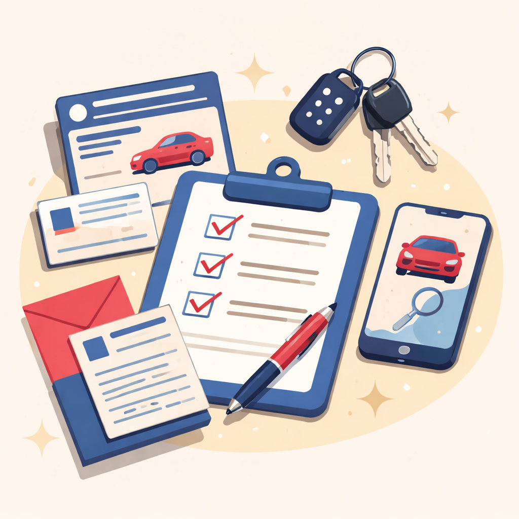 Illustration pour "Documenti e controlli da fare prima di mettere in vendita l'auto"