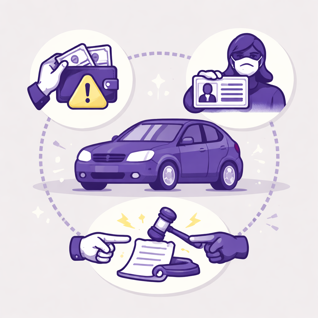 Illustration pour "Comprendre les risques d’une vente de voiture entre particuliers"
