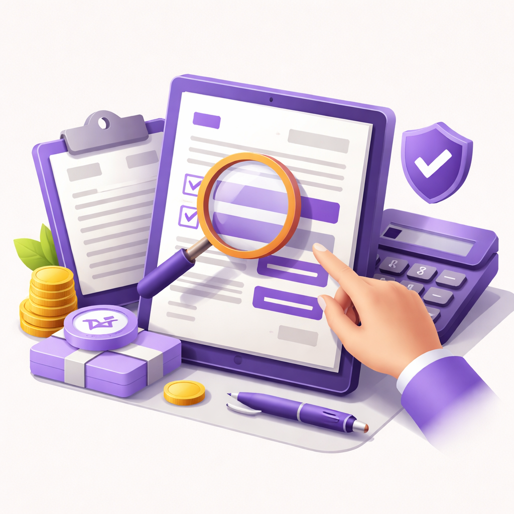 Illustration pour "Revisar los <strong>datos fiscales autónomo</strong> antes de transferir dinero"