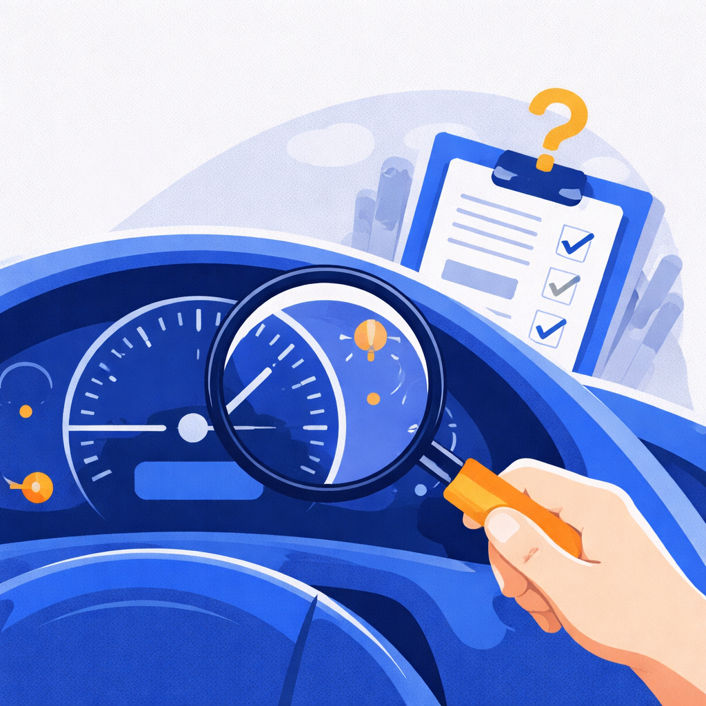 Illustration pour "Compteur trafiqué voiture comment détecter : commencez par chercher les incohérences"