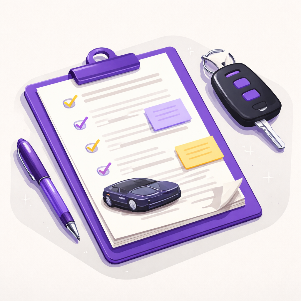 Illustration pour "Comment rédiger un <strong>contrat de vente voiture particulier modèle 2026</strong> sans oublier les mentions utiles"