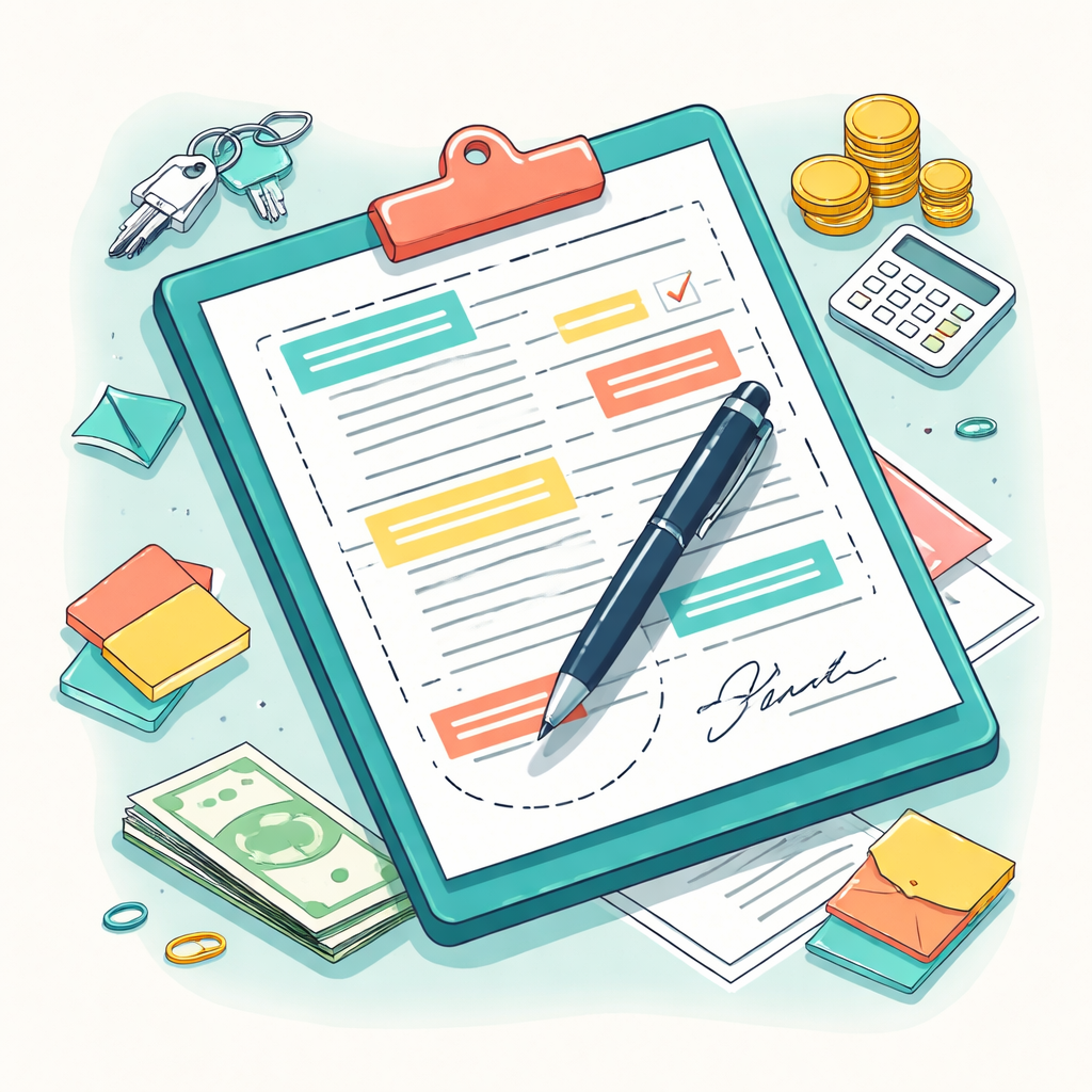 Illustration pour "Quelles mentions mettre dans un contrat simple vente particulier à particulier"