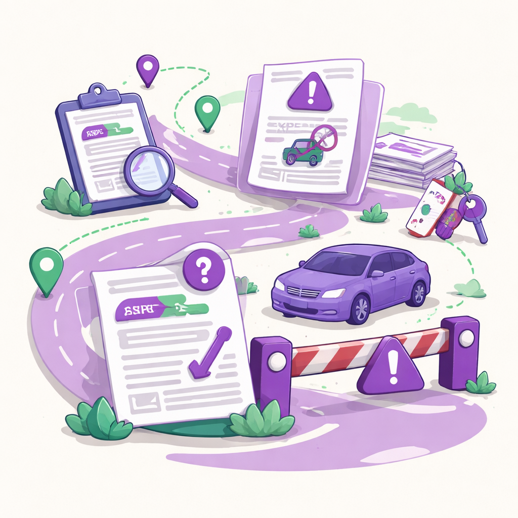 Illustration pour "Pourquoi un <strong>controle technique perime achat voiture</strong> peut bloquer vos démarches"