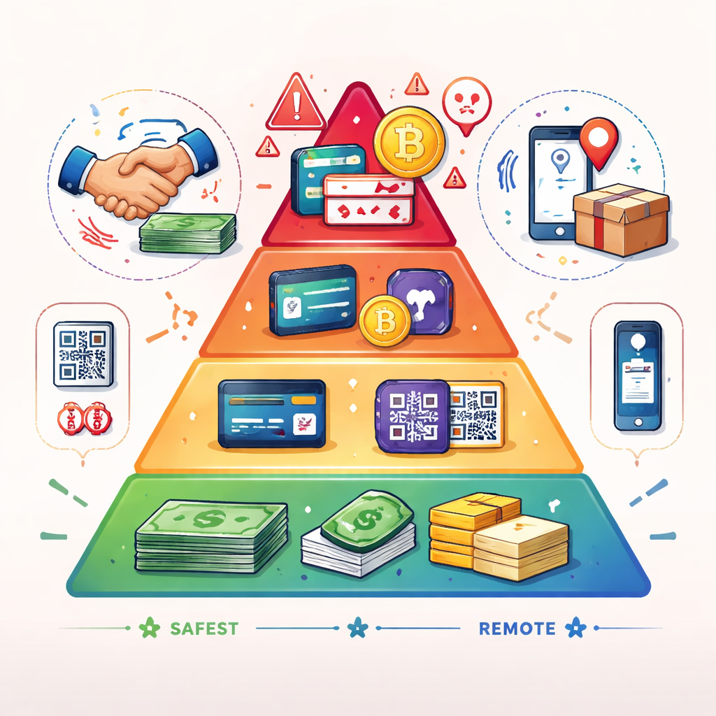 Illustration pour "Payment methods ranked by risk for Craigslist deals"