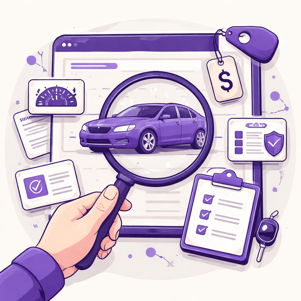 Illustration pour "D comme Dossier : analyser annonce et papiers avant de se déplacer"