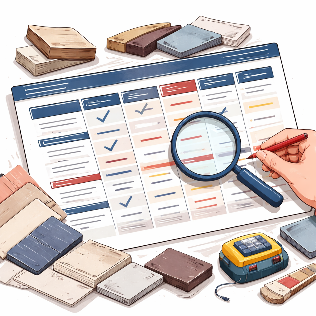 Illustration pour "Analysez le détail des postes pour vraiment comparer un devis artisan"