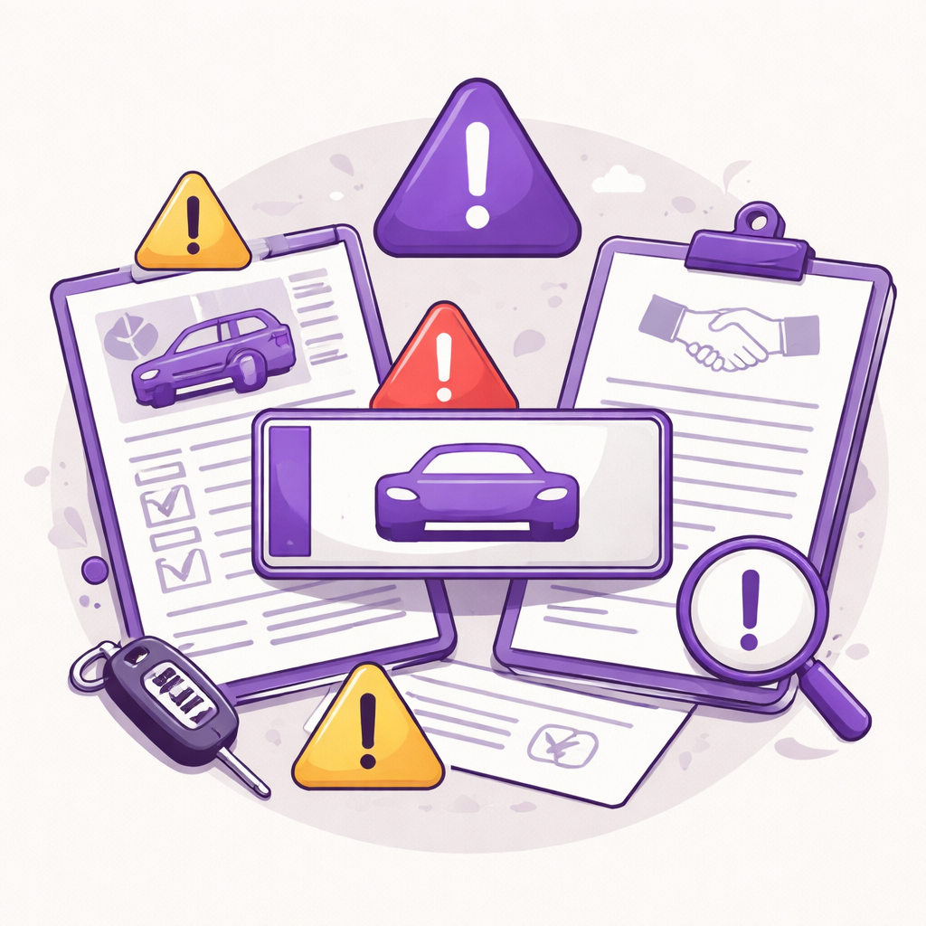 Illustration pour "Señales de alerta al revisar un historial coche DGT gratis"