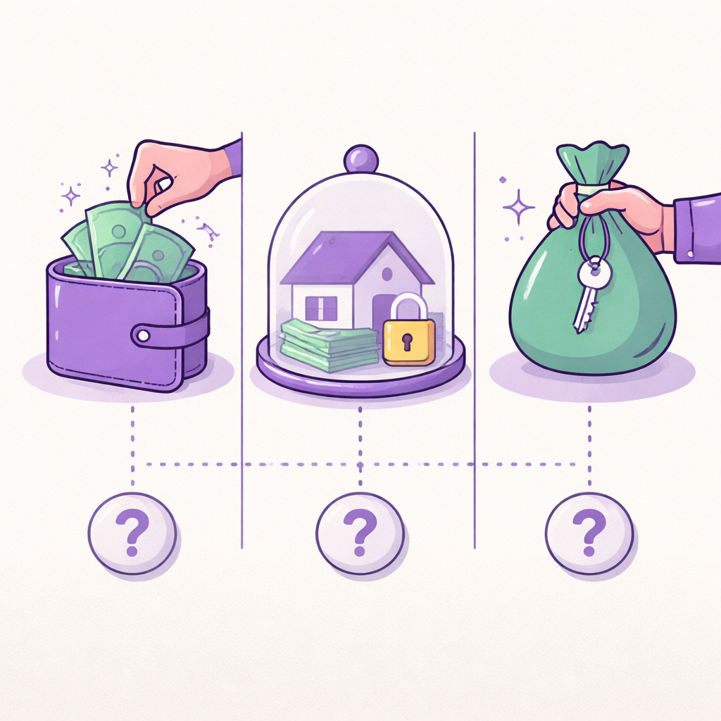 Illustration pour "What earnest money, escrow, and holding deposit actually mean"