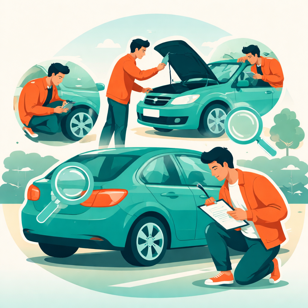 Illustration pour "Un <strong>essai routier voiture occasion checklist</strong> sert à détecter ce que l’annonce ne montre pas"