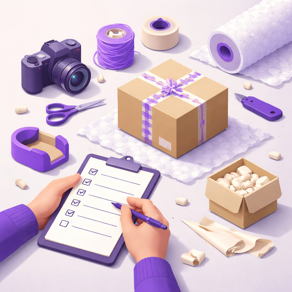 Illustration pour "Comment expédier colis valeur particulier étape par étape"