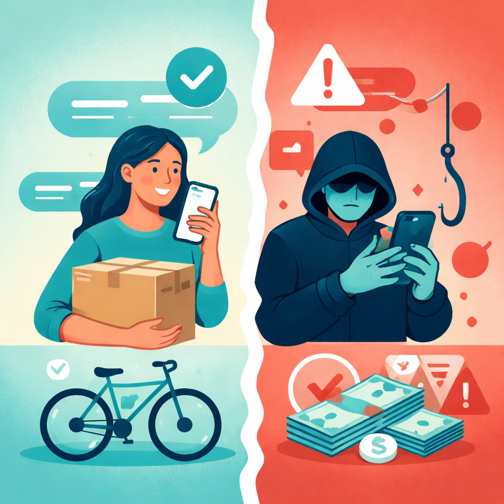 Illustration pour "What are the most common Facebook Marketplace scams?"