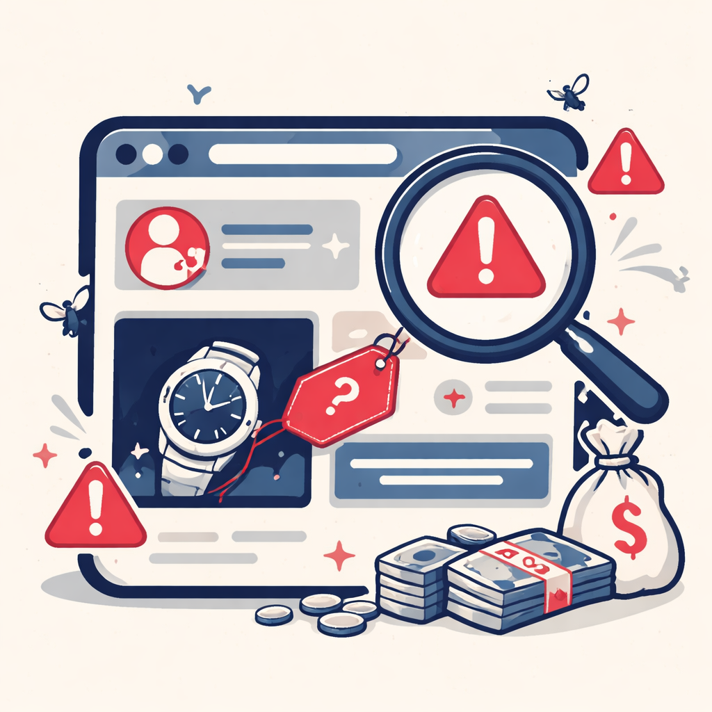 Illustration pour "I segnali tipici di un <strong>marketplace venditore truffaldino</strong>"