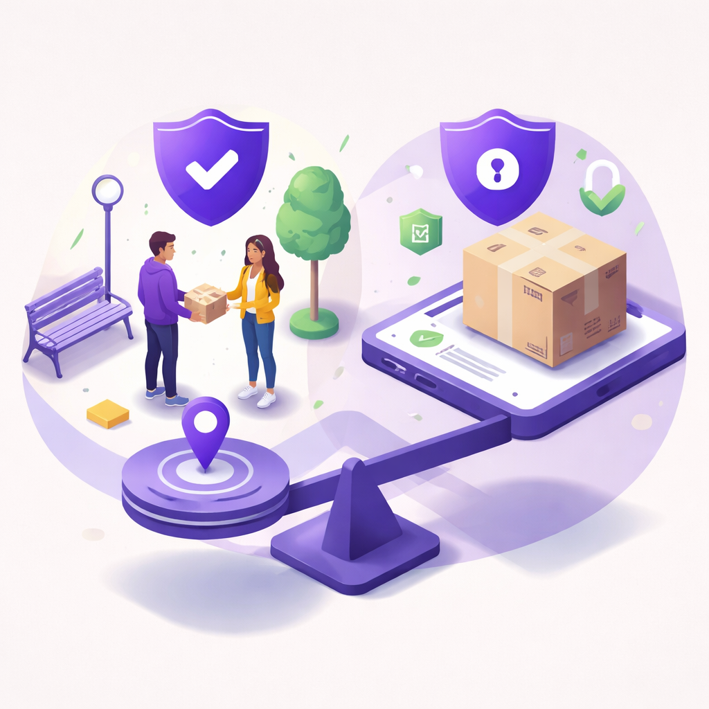 Illustration pour "Consegna di persona o spedizione: quale opzione è più sicura"