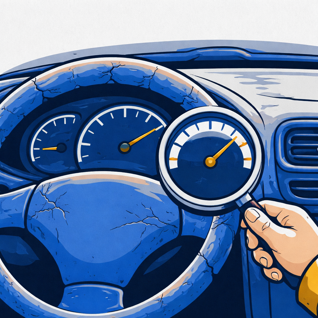 Illustration pour "Kilométrage trafiqué comment détecter : commencez par chercher les incohérences"