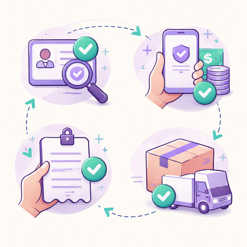 Illustration pour "Checklist pratica prima di vendere a uno sconosciuto"