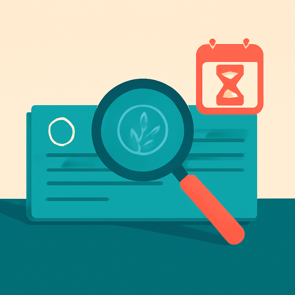 Chèque de banque avec vérification filigrane et délai 11 jours