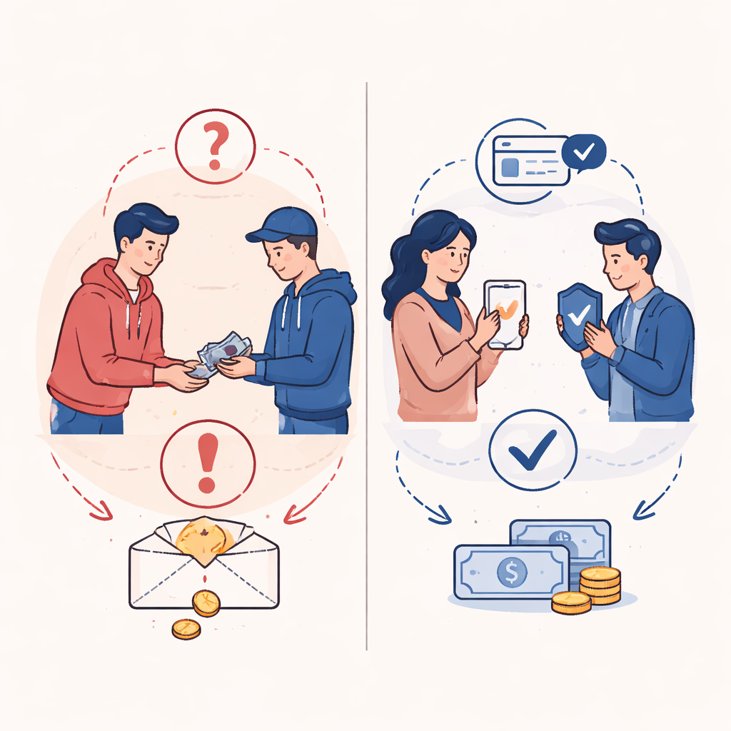 Illustration pour "Come evitare nuove truffe nei pagamenti tra privati"