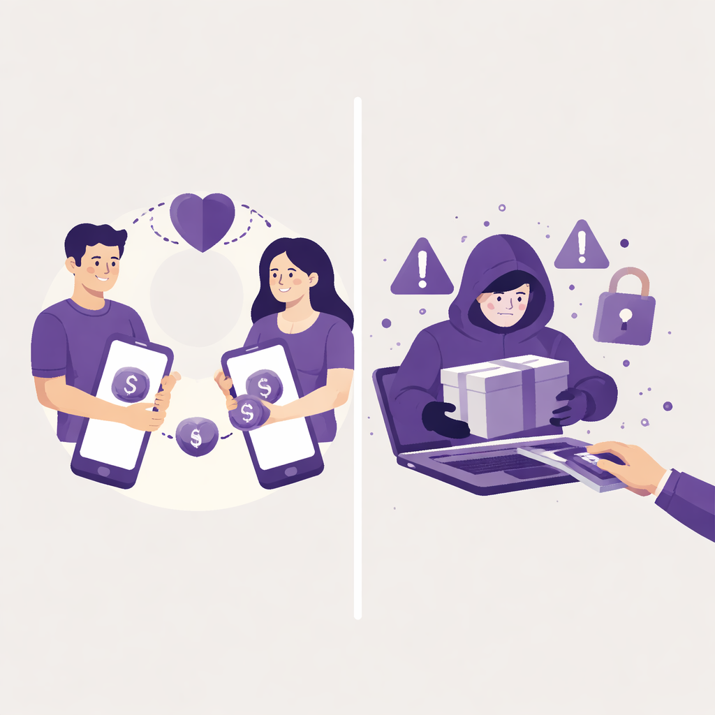 Illustration pour "Was bedeutet <strong>paypal freunde familie betrug schutz</strong> genau?"