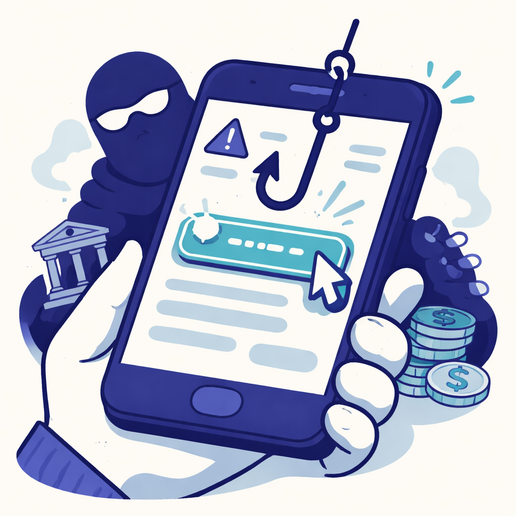 Illustration pour "Señales claras para <strong>phishing bancario reconocer signos España</strong>"