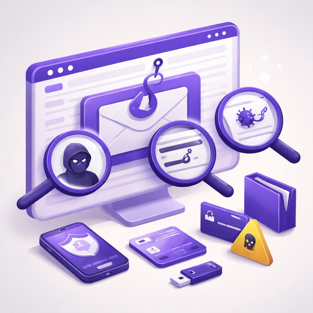 Illustration pour "<strong>Email phishing bancario</strong>: errores y trucos que debe revisar"