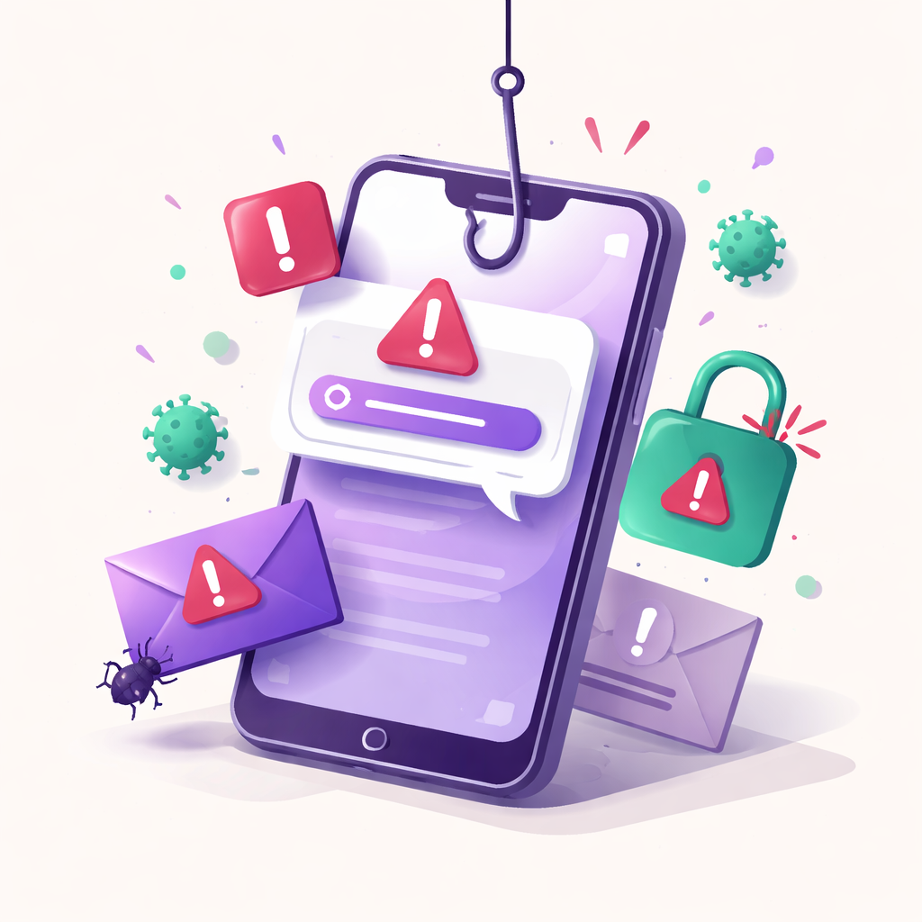 Illustration pour "So unterscheiden Sie E-Mail, SMS und <strong>betrug sms bank</strong>"