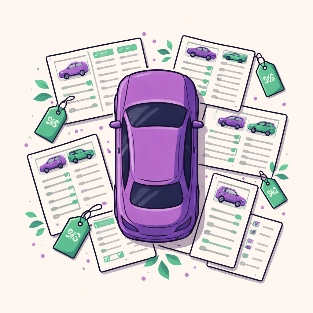 Illustration pour "Un <strong>prix juste voiture occasion estimation</strong> repose d’abord sur des comparables fiables"