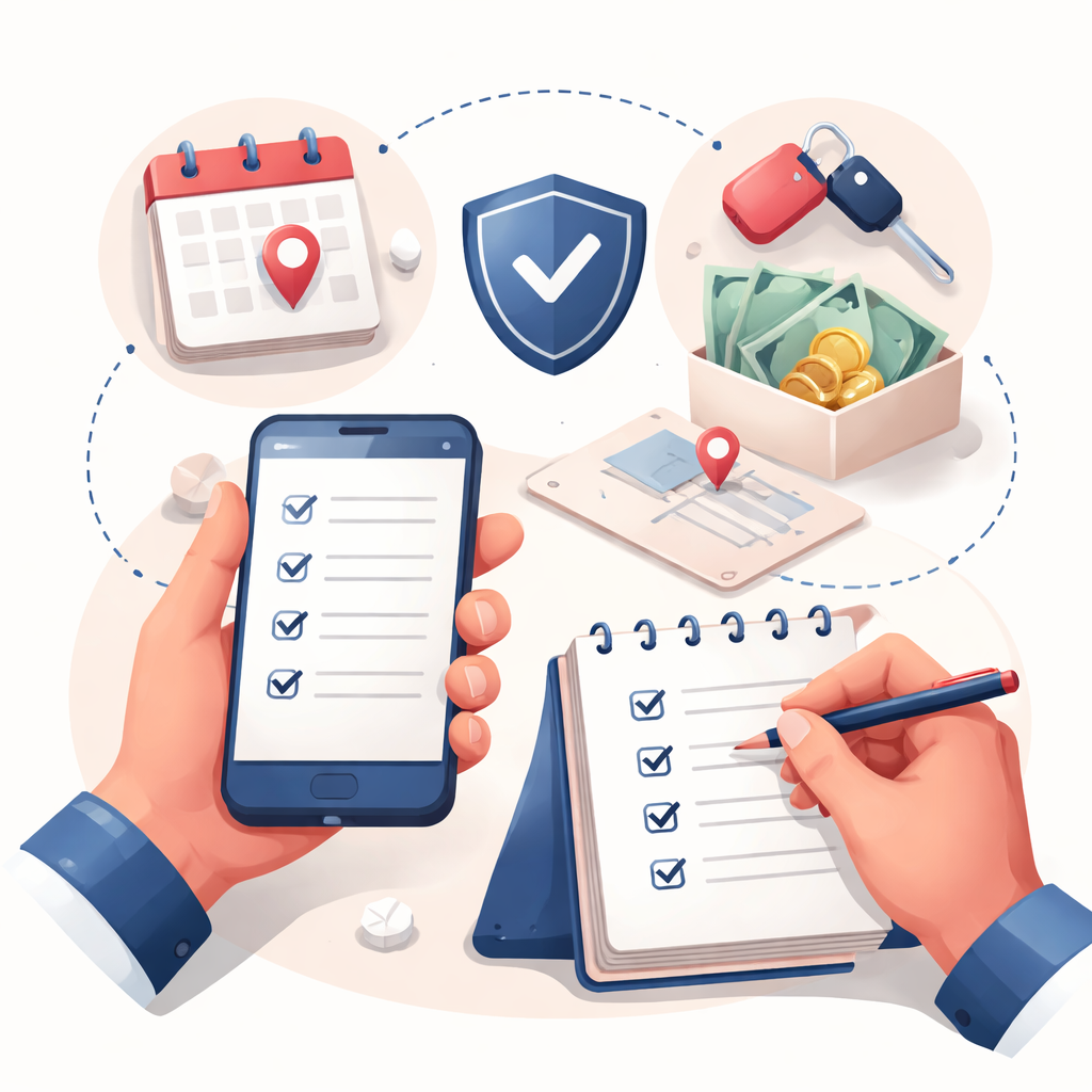 Illustration pour "Comment préparer un rendez-vous sécurisé vente avant de vous déplacer"