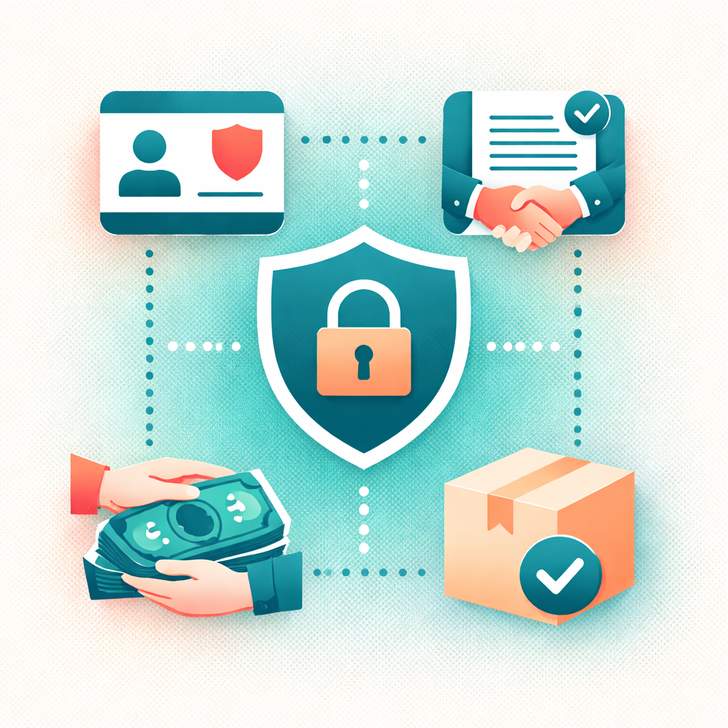 Illustration pour "What makes a secure payment method between strangers online"