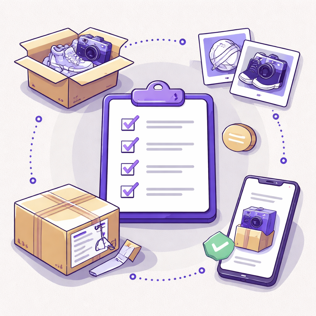 Illustration pour "Best practices for sellers and online sale protection"