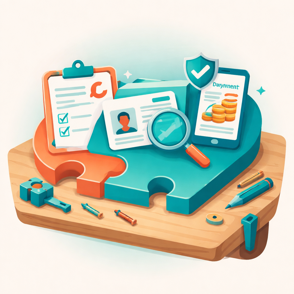 Illustration pour "La <strong>sécurisation paiement artisan</strong> repose sur trois piliers"