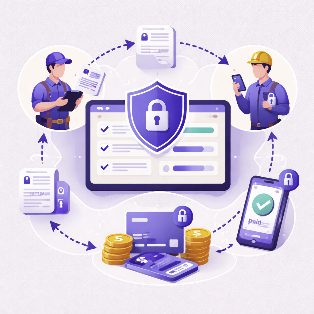 Illustration pour "Using a technical intermediation platform for <strong>sécurisation paiement artisan</strong>"