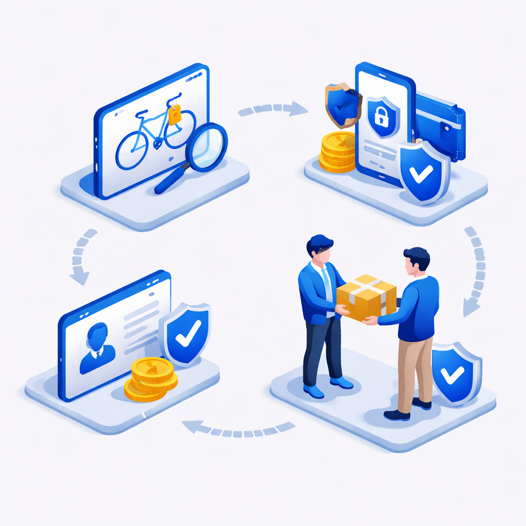 Illustration pour "Comment sécuriser un paiement entre particuliers étape par étape"