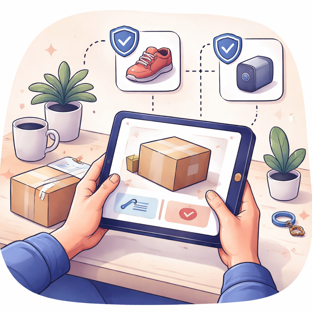 Illustration pour "Pourquoi trustprotect.fr peut rassurer lors d'un achat à distance"