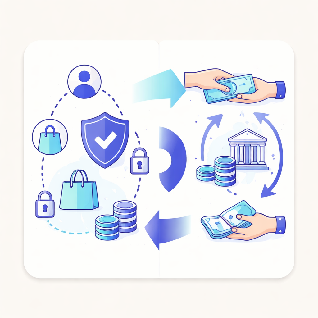 Illustration pour "trustprotect.fr vs direct payment methods: key differences"
