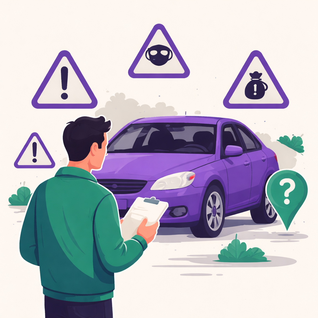 Illustration pour "Pourquoi la <strong>vente voiture entre particuliers : guide complet anti-arnaque 2026</strong> est devenue indispensable"