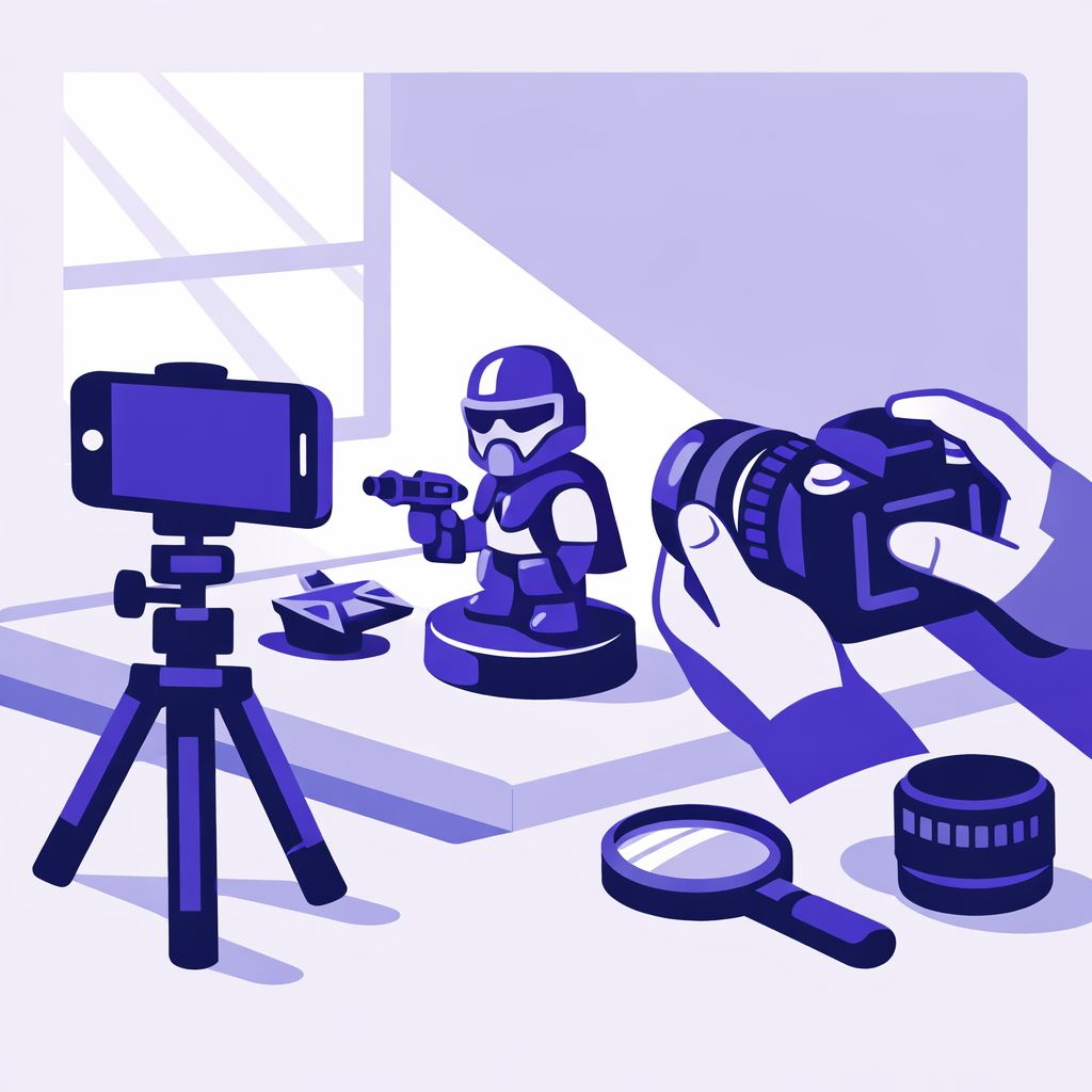 Illustration pour "Les photos font souvent la différence au moment de vendre des objets de collection en ligne"